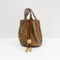 Céline Bucket Brown Leopard Print Pony Hair Bag