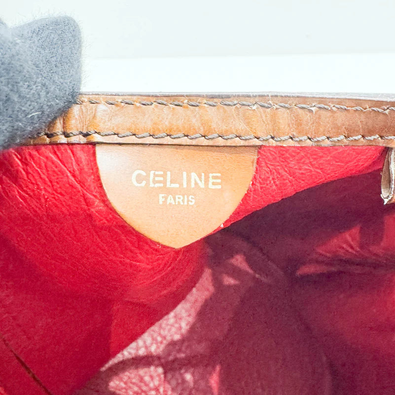 Céline Bucket Brown Leopard Print Pony Hair Bag