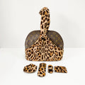 Louis Vuitton Azzedine Alaia Monogram Brown Leopard Leather Bag