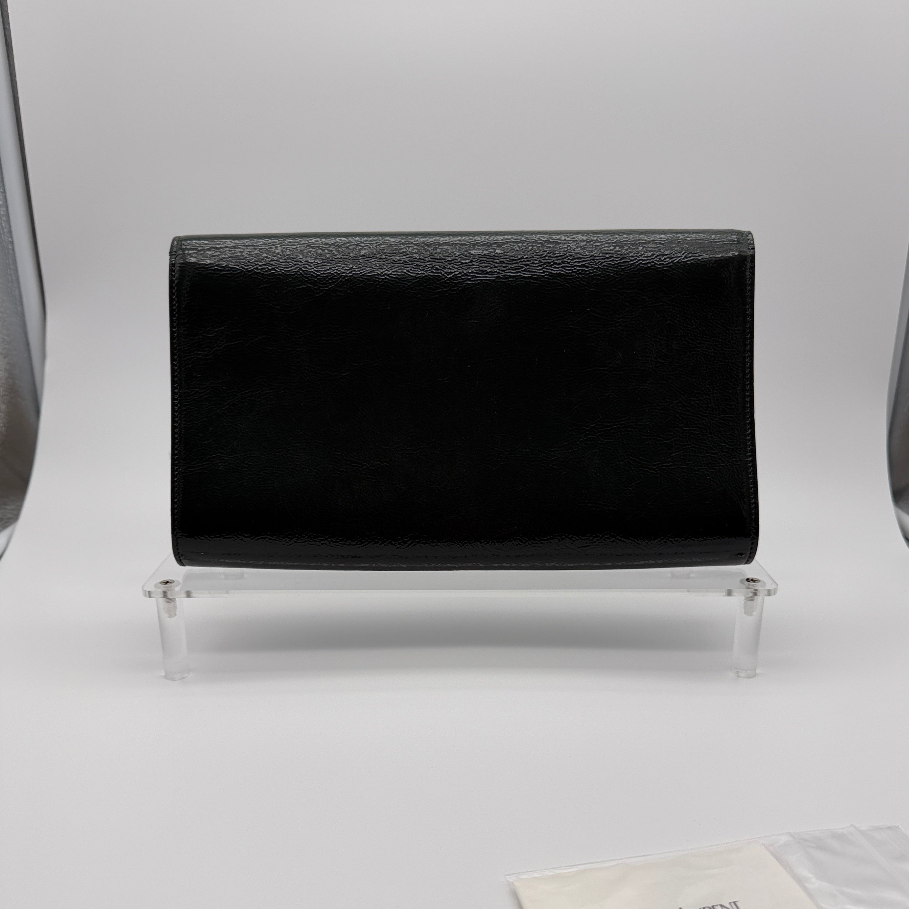 Saint Laurent Paris Belle De Jour Patent Clutch