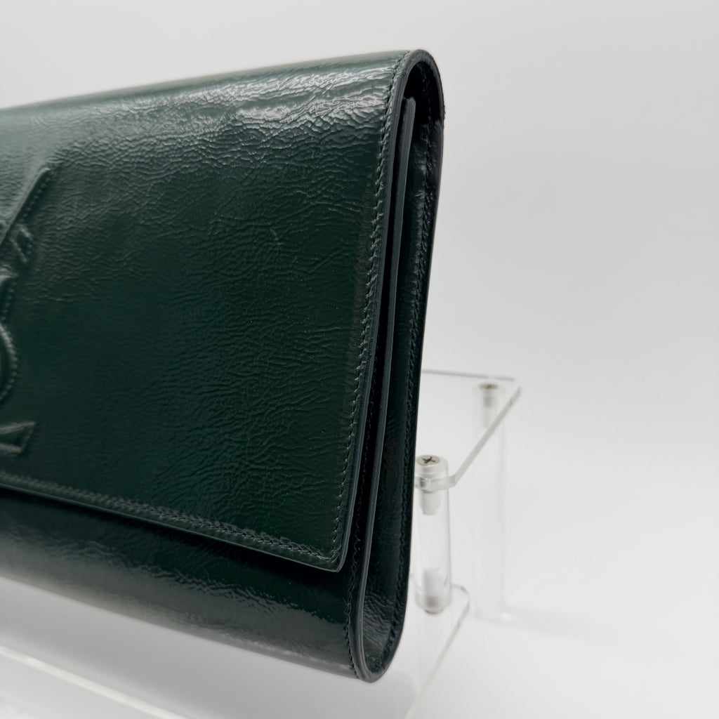 Saint Laurent Paris Belle De Jour Patent Clutch