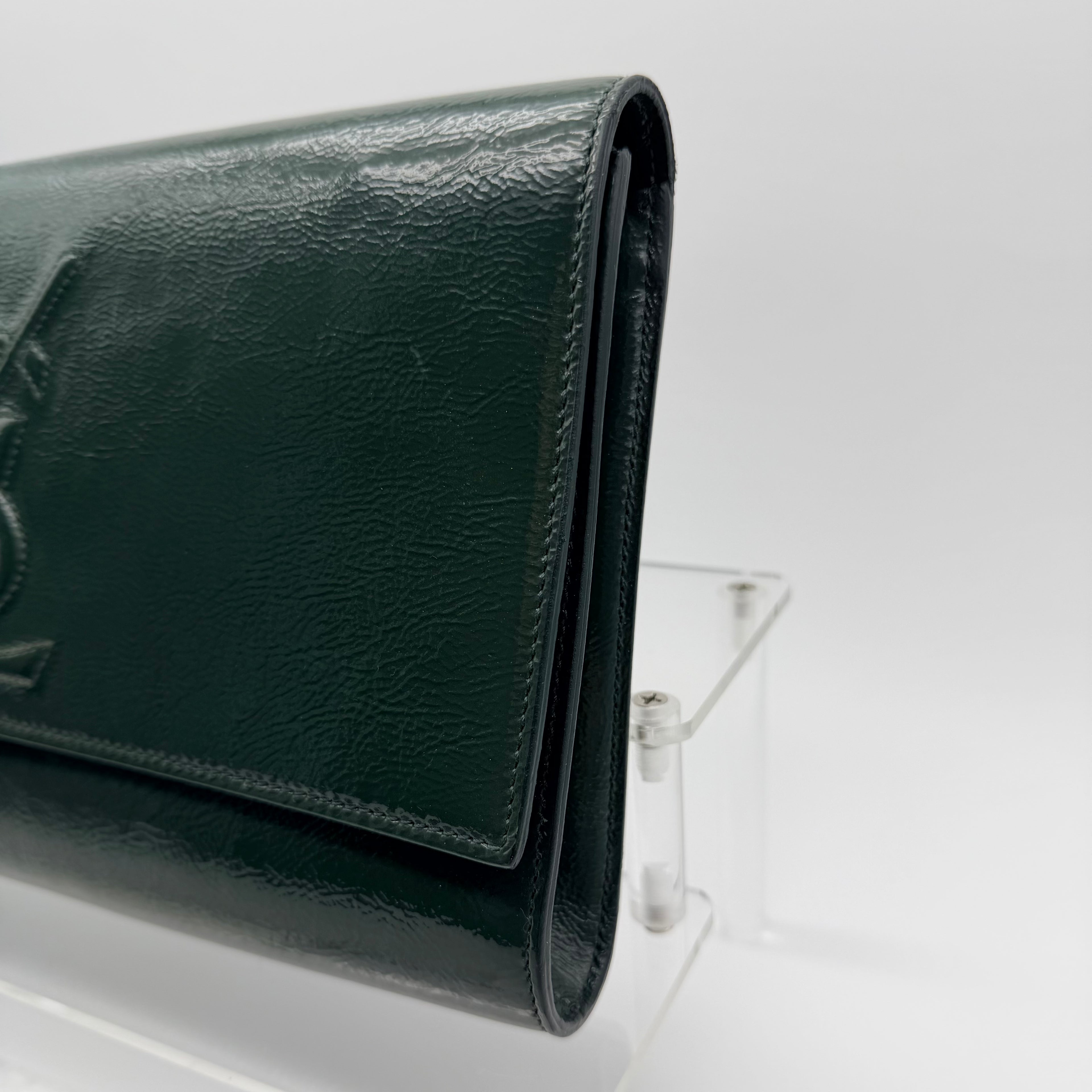 Saint Laurent Paris Belle De Jour Patent Clutch