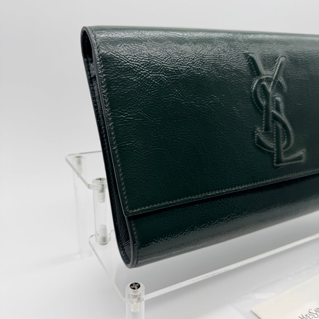 Saint Laurent Paris Belle De Jour Patent Clutch