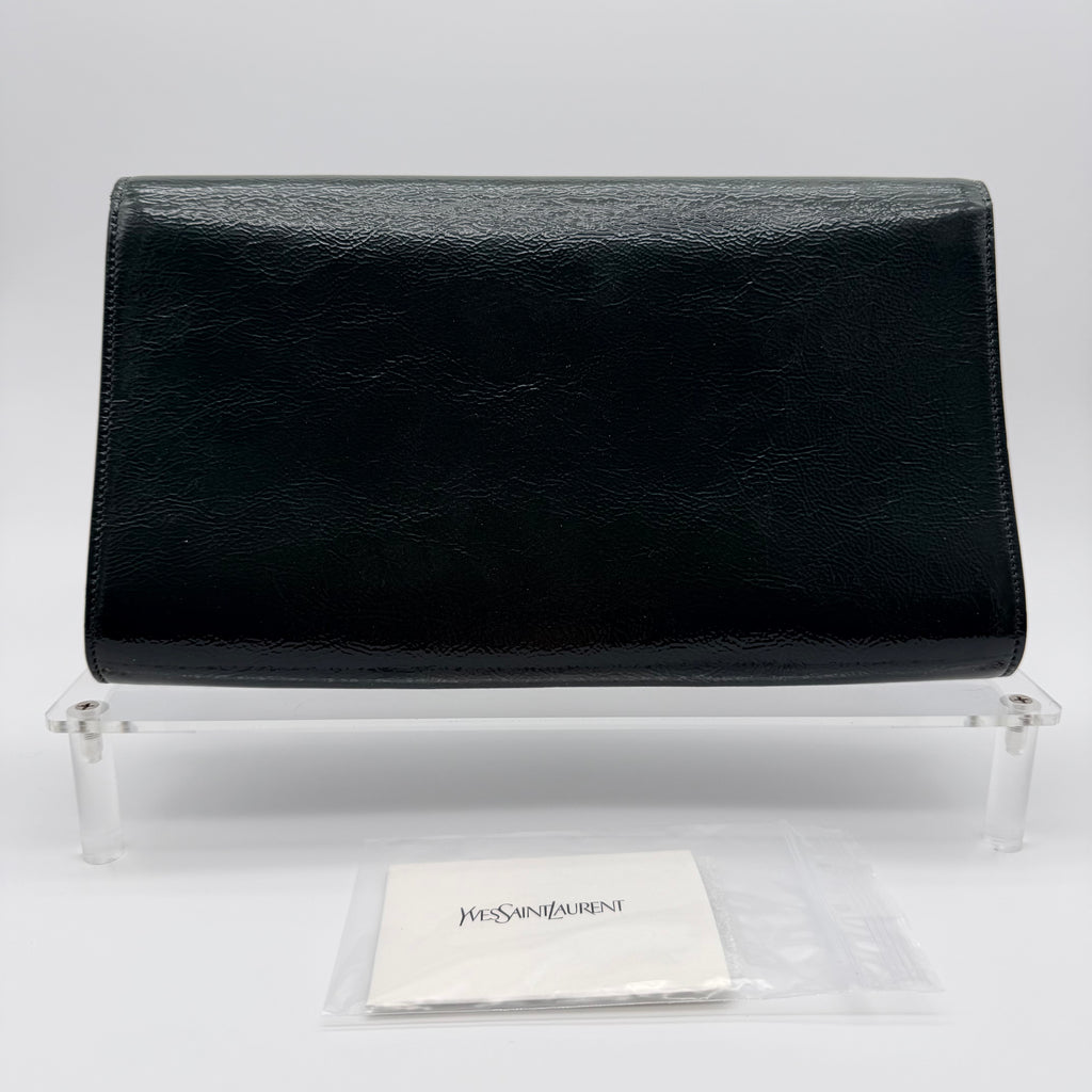 Saint Laurent Paris Belle De Jour Patent Clutch
