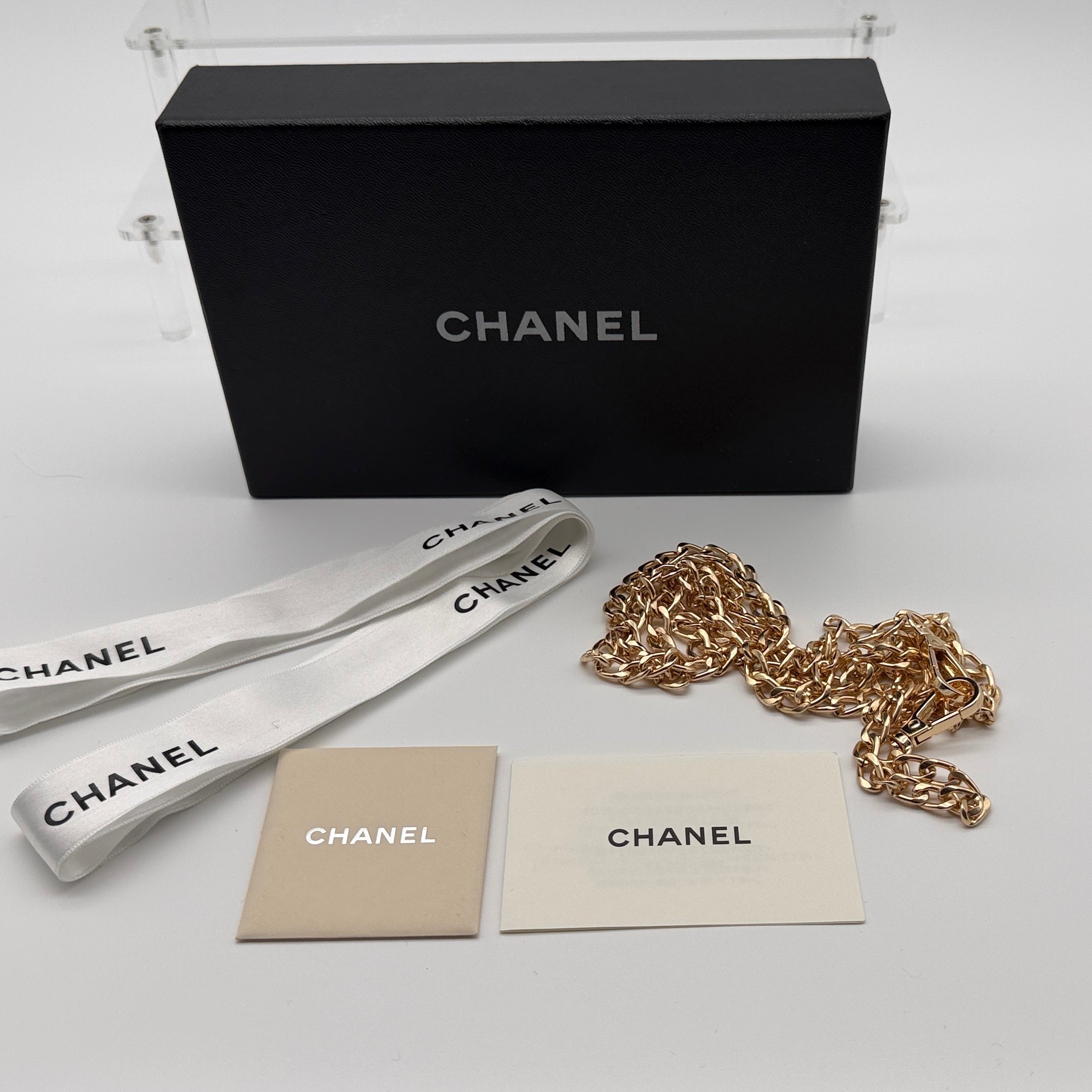 Chanel Lambskin Leather Wallet on a Chain