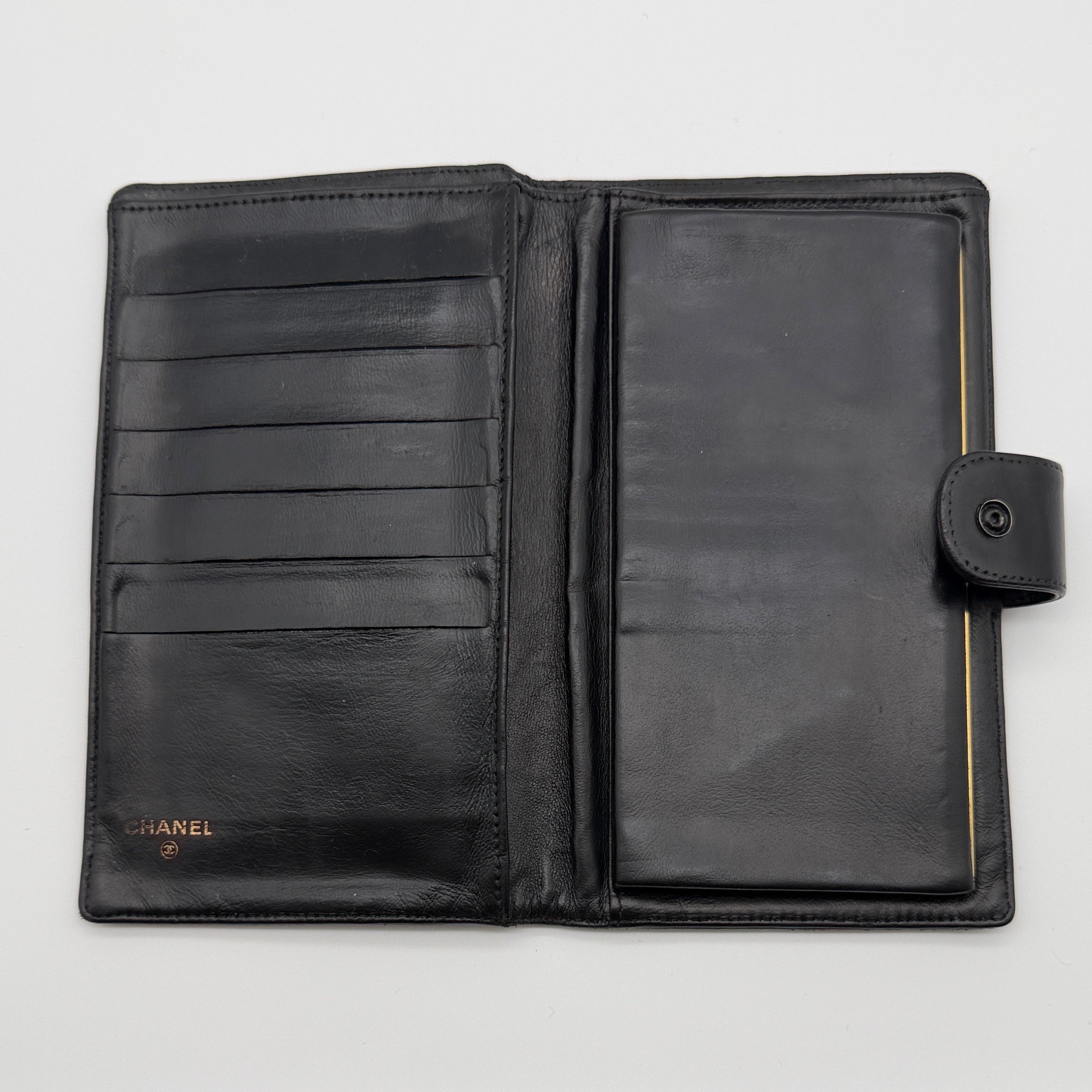Chanel Lambskin Leather Wallet on a Chain