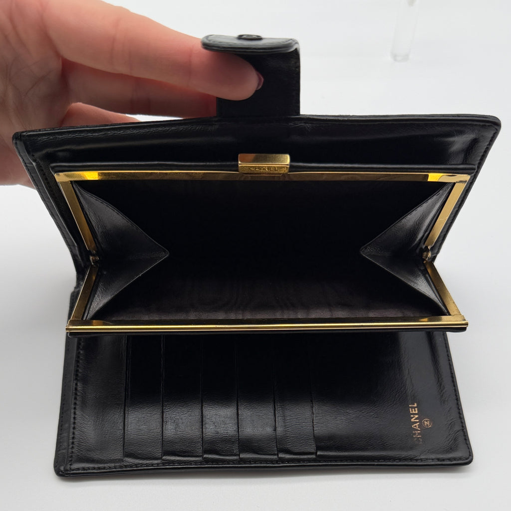 Chanel Lambskin Leather Wallet on a Chain