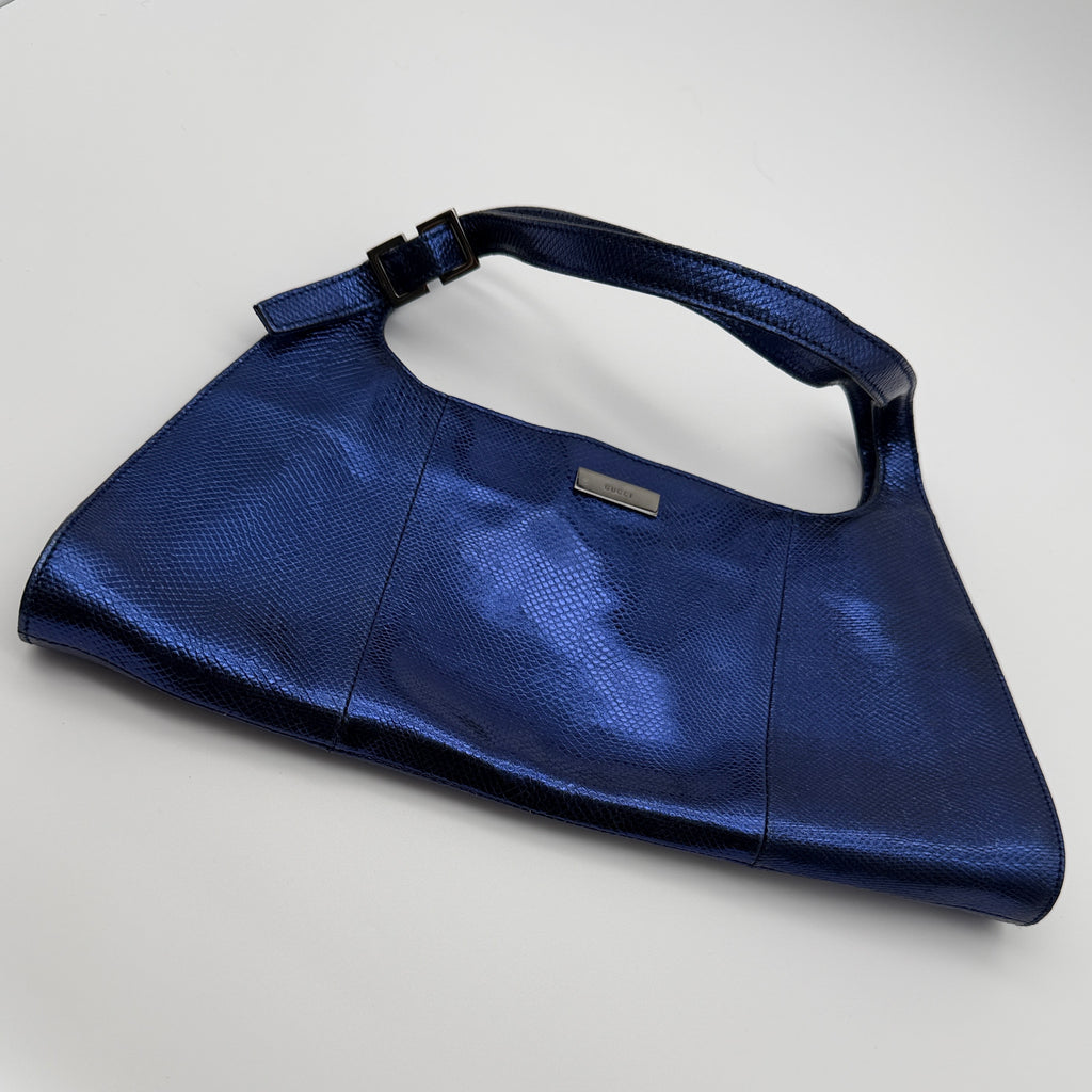 Gucci Metallic Python Jackie Bag