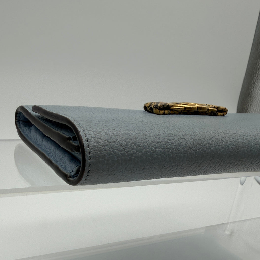 Gucci Interlocking GG Continental Python Emblem Wallet