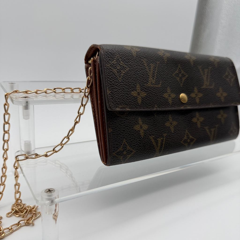 Louis Vuitton Sarah Wallet on Chain
