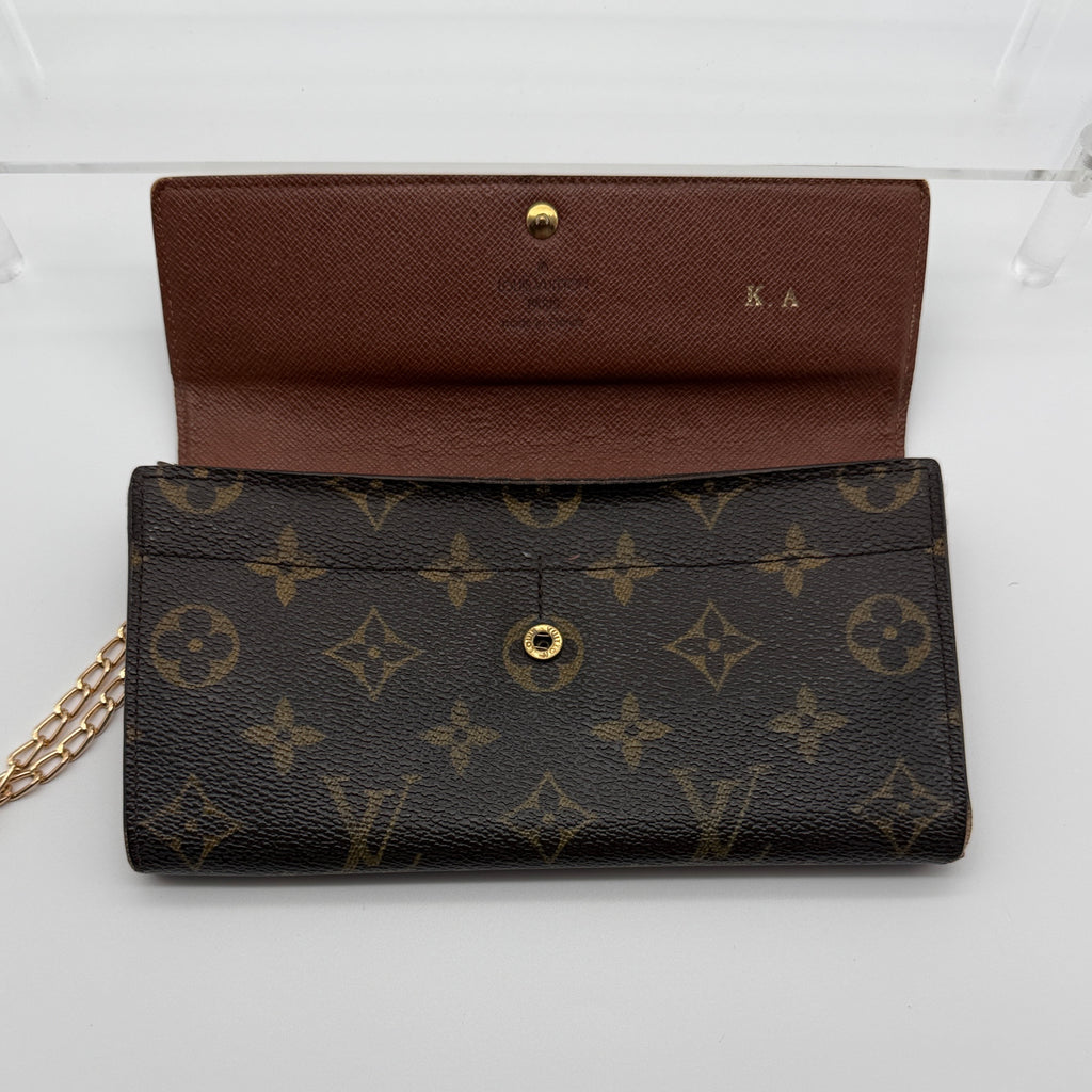 Louis Vuitton Sarah Wallet on Chain