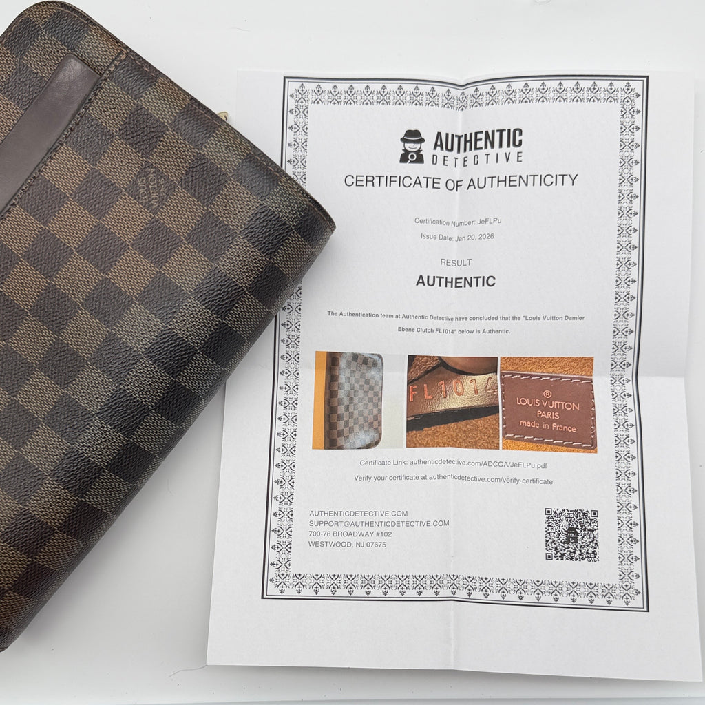 Louis Vuitton Damier Ebene Saint Louis Clutch