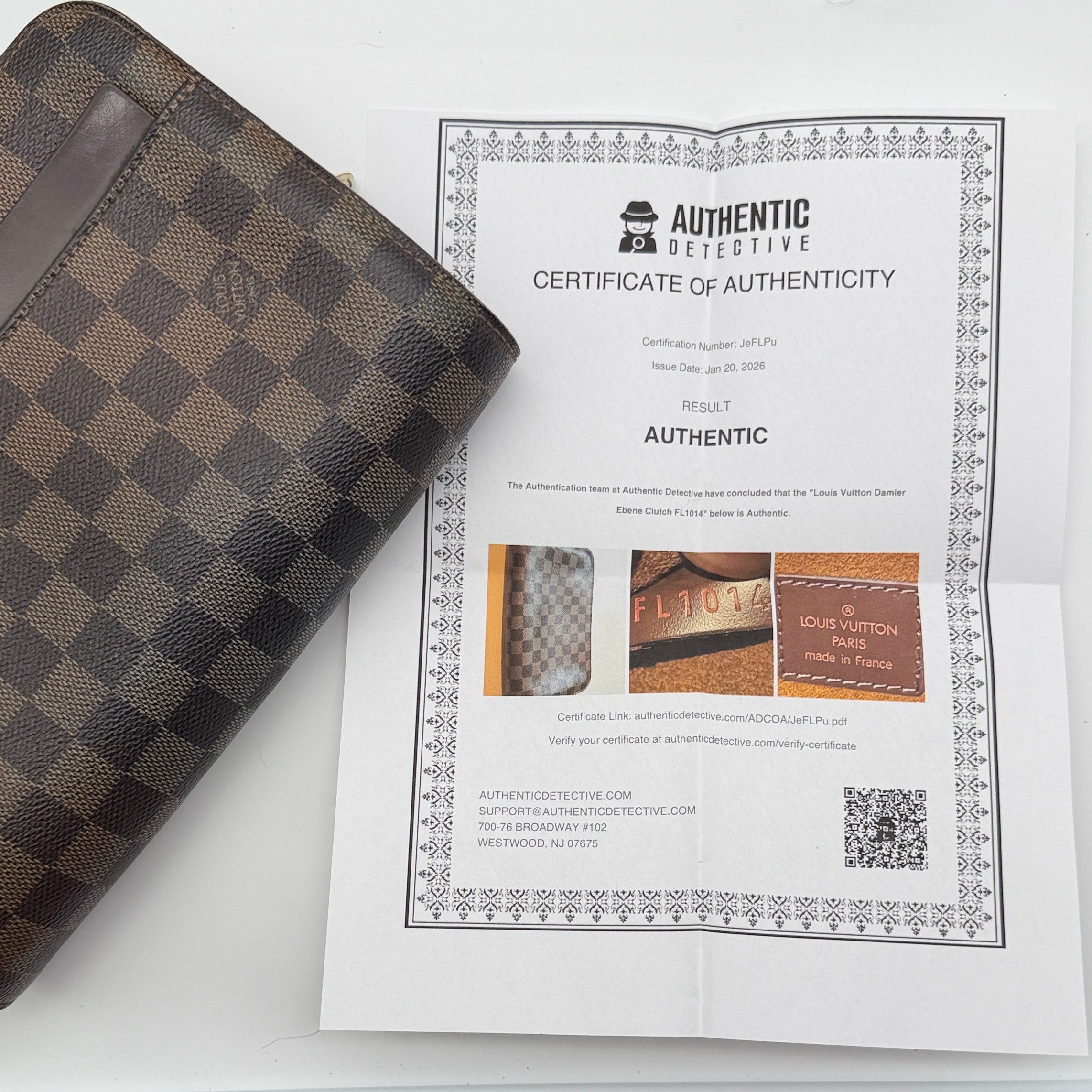 Louis Vuitton Damier Ebene Saint Louis Clutch