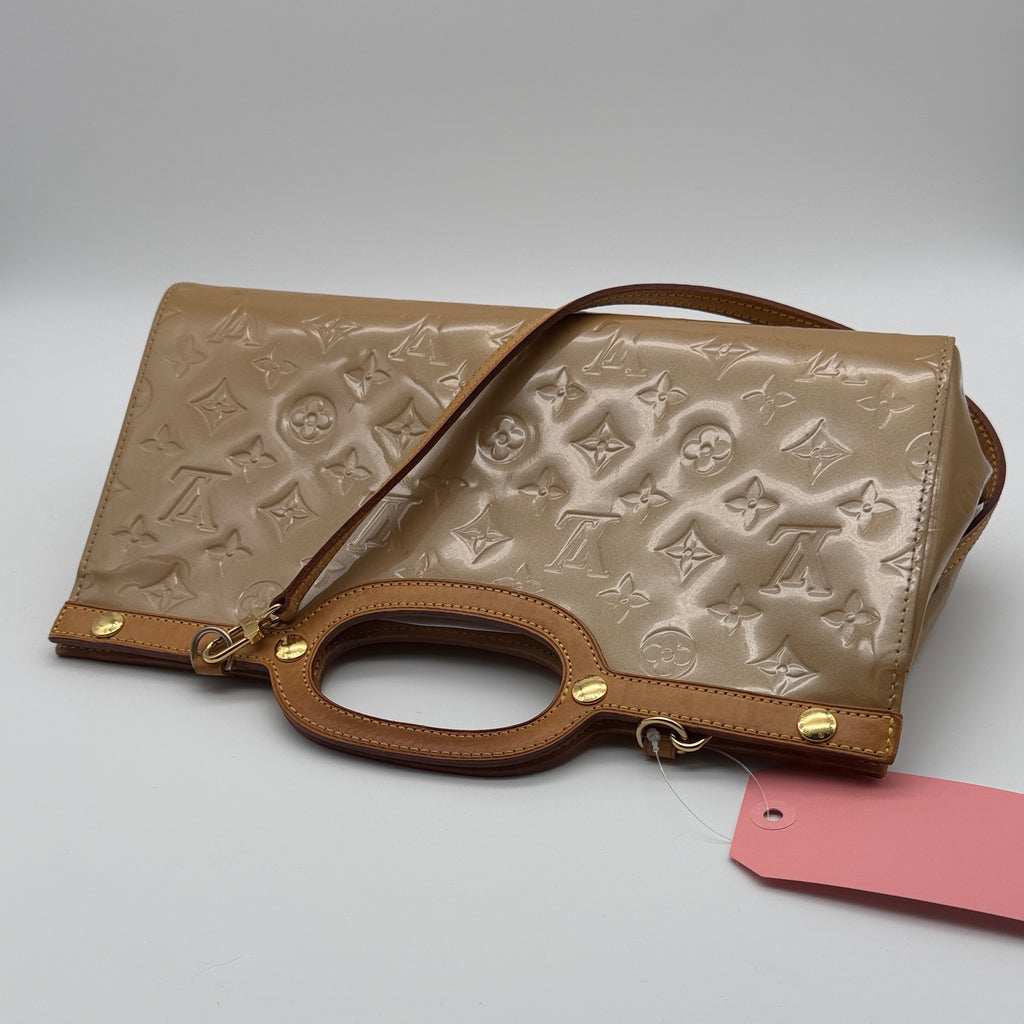 Louis Vuitton Noisette Monogram Vernis Roxbury Drive Bag