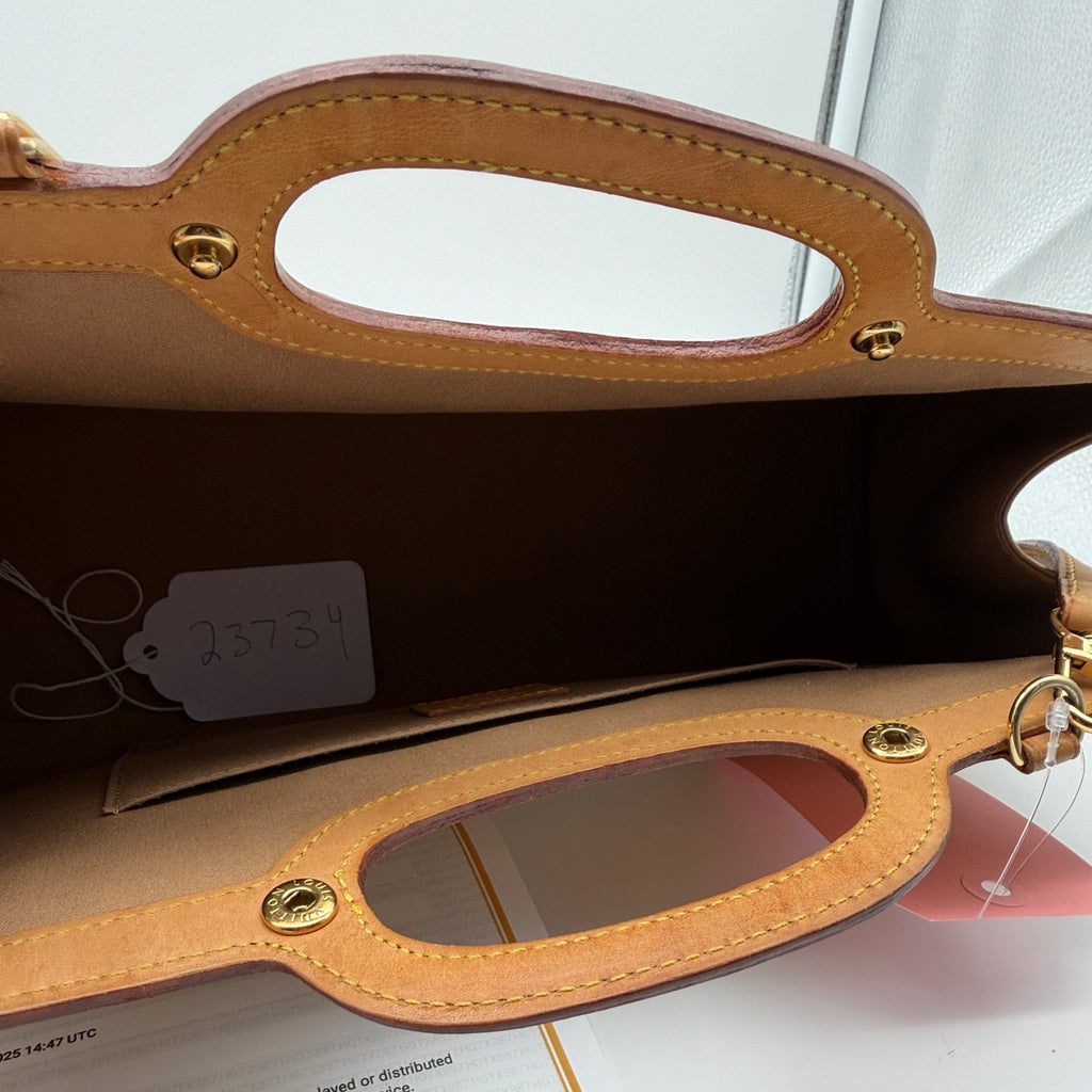 Louis Vuitton Noisette Monogram Vernis Roxbury Drive Bag