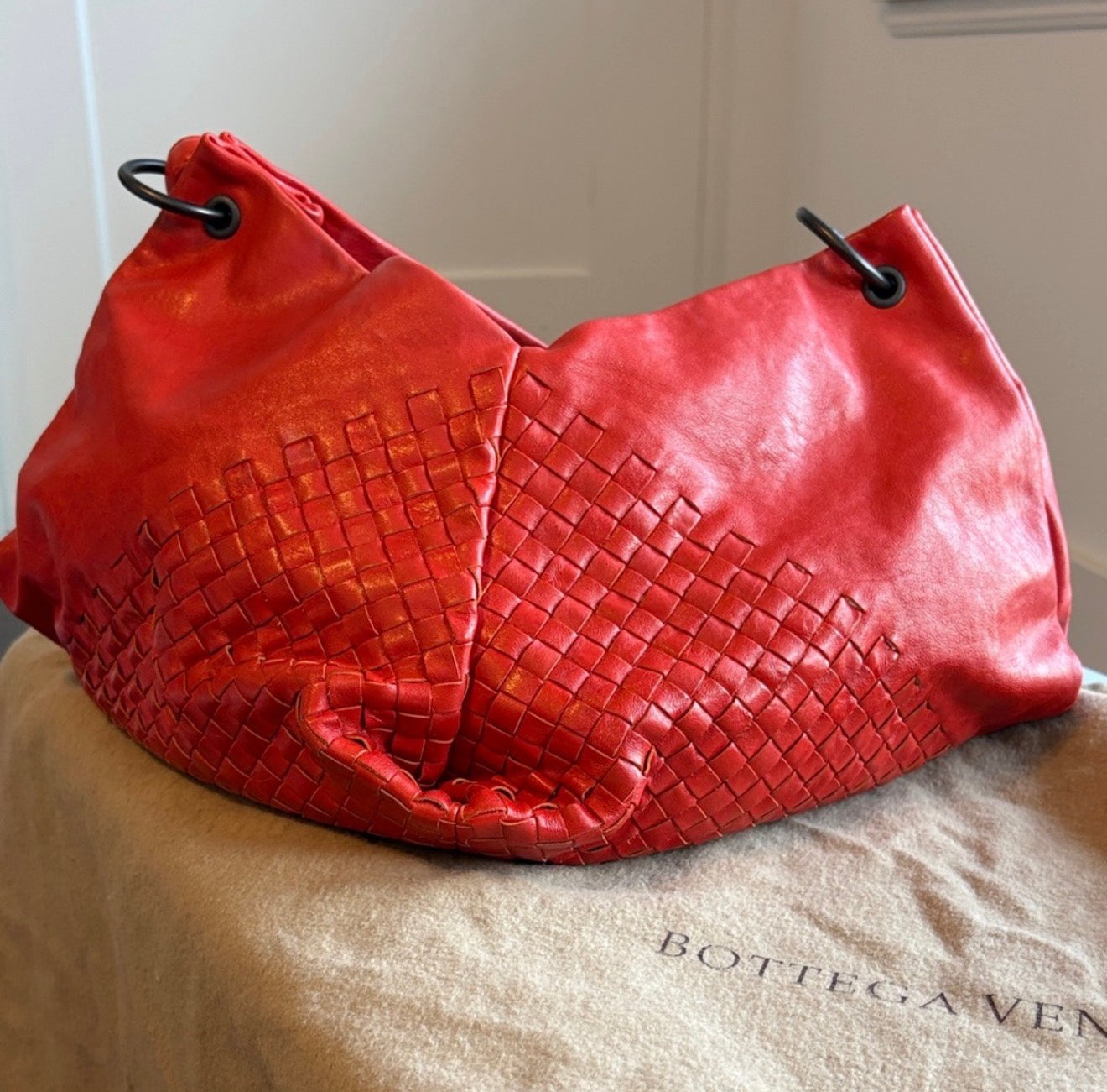Bottega Veneta Aquilone Fortune Cookie Hobo Bag