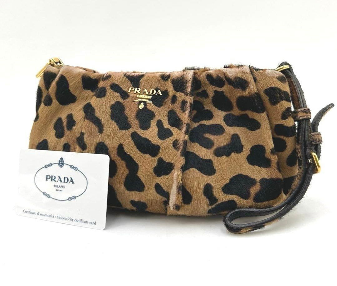 Prada Cavallino Clutch