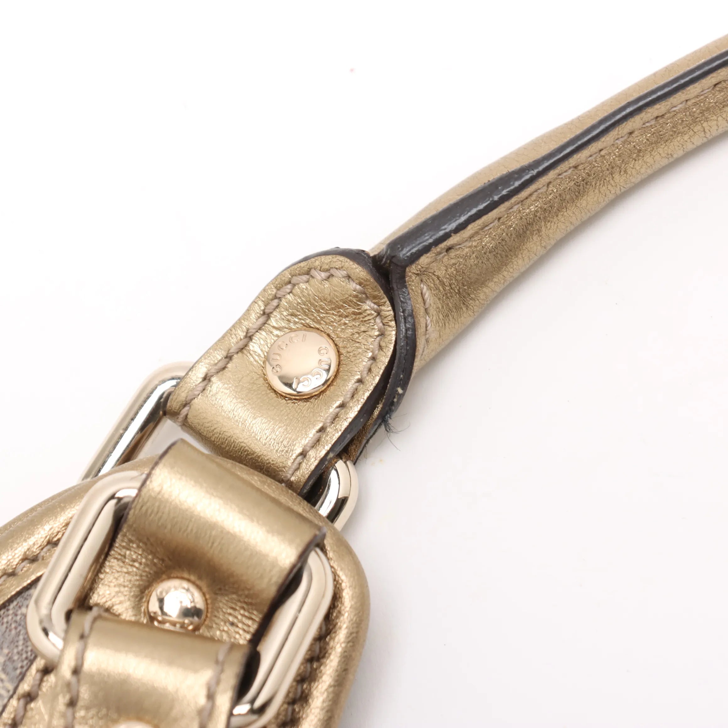 Gucci Crystal GG Canvas Joy Shoulder Bag
