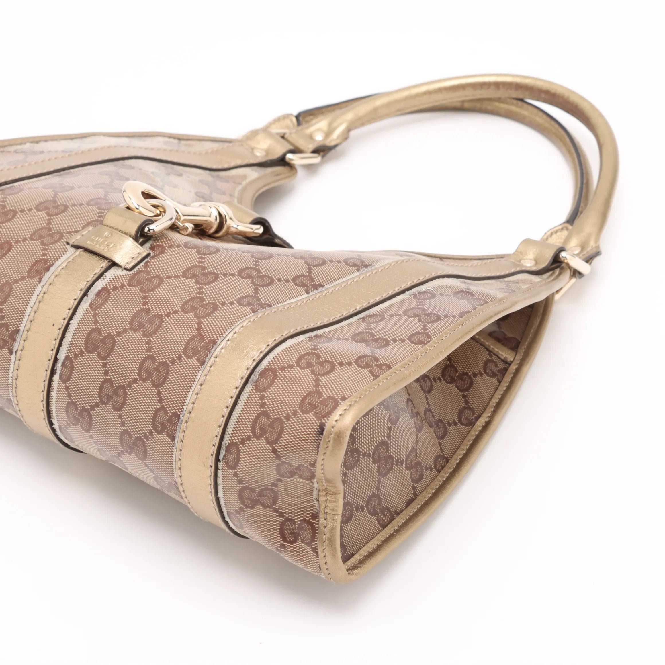 Gucci Crystal GG Canvas Joy Shoulder Bag