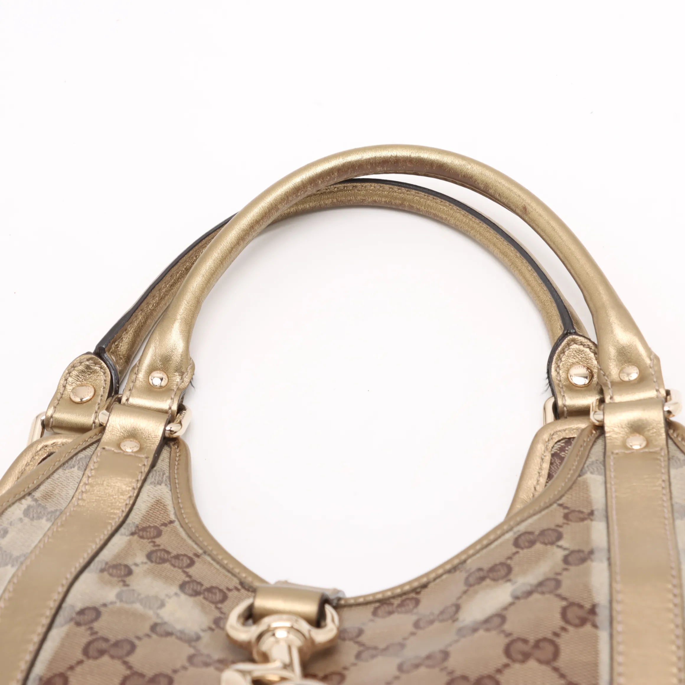 Gucci Crystal GG Canvas Joy Shoulder Bag