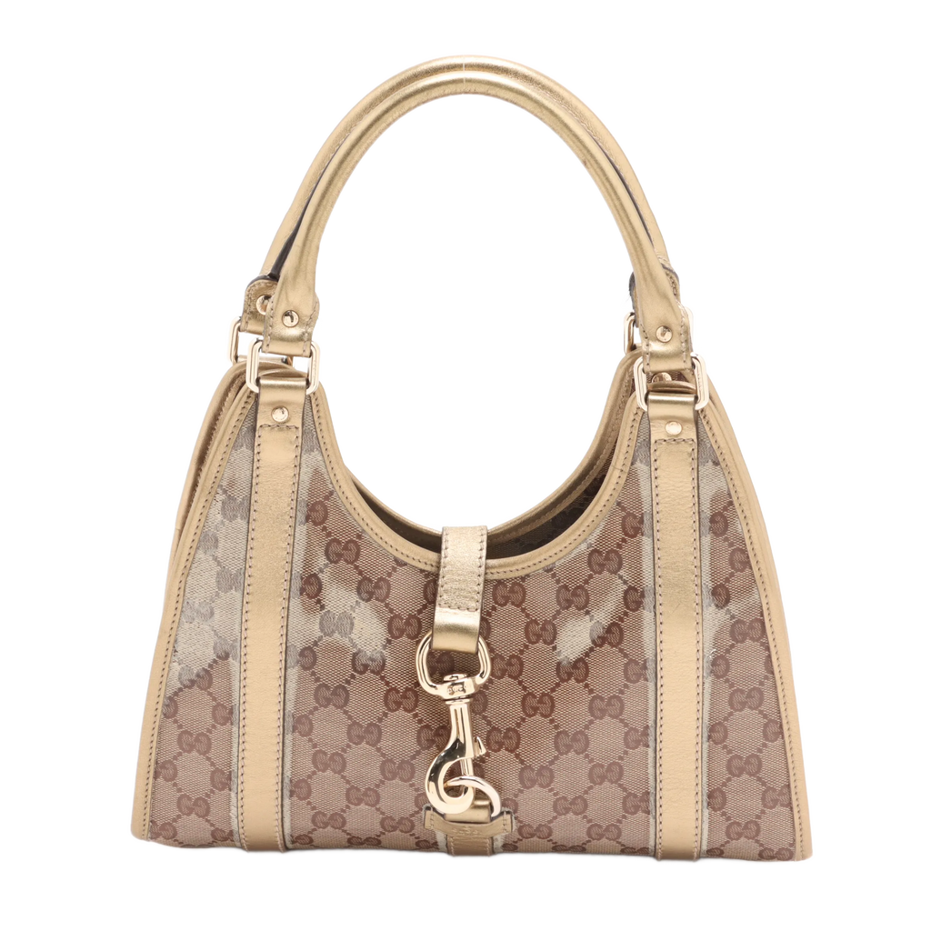 Gucci Crystal GG Canvas Joy Shoulder Bag