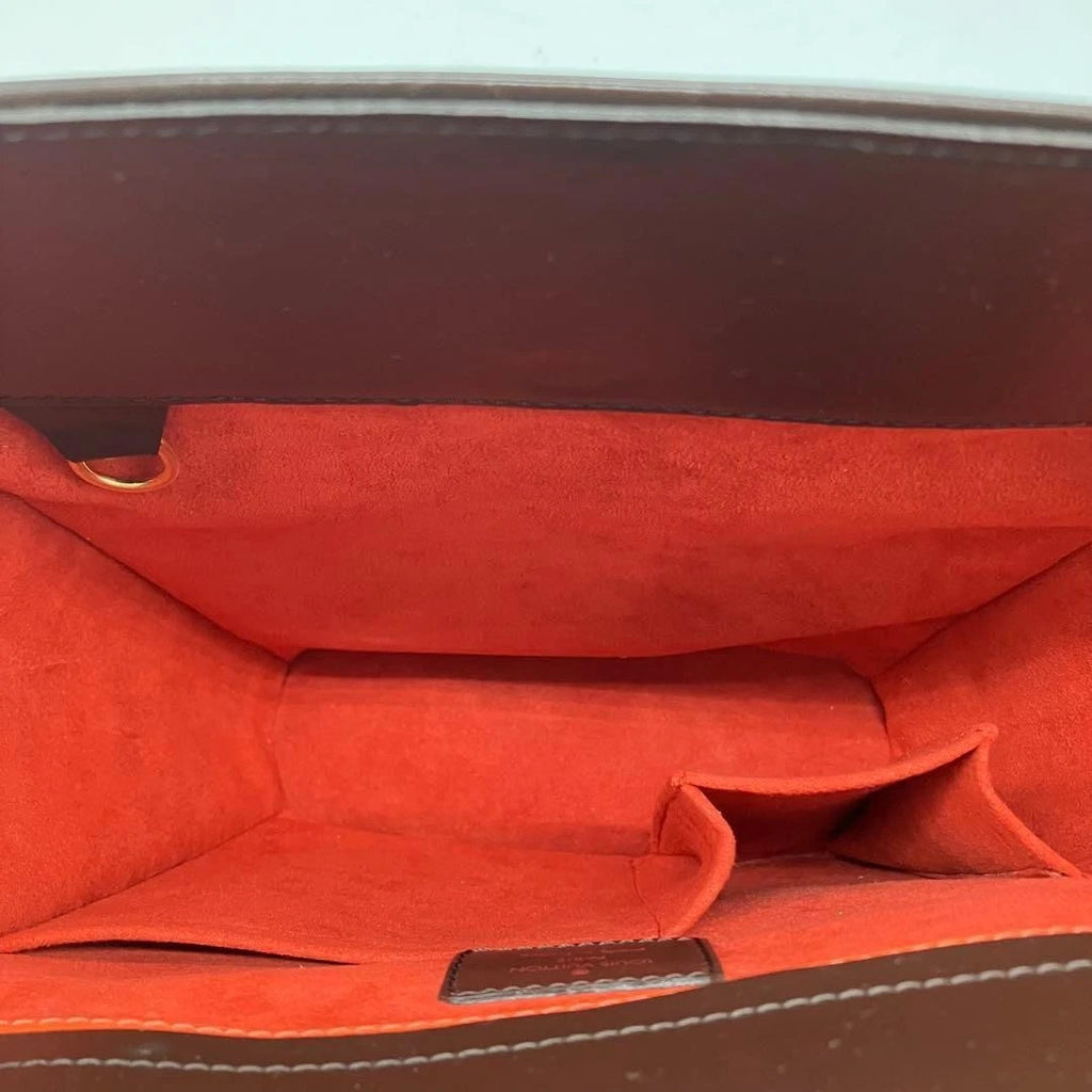 Louis Vuitton Sariasau Damier Leather Handbag