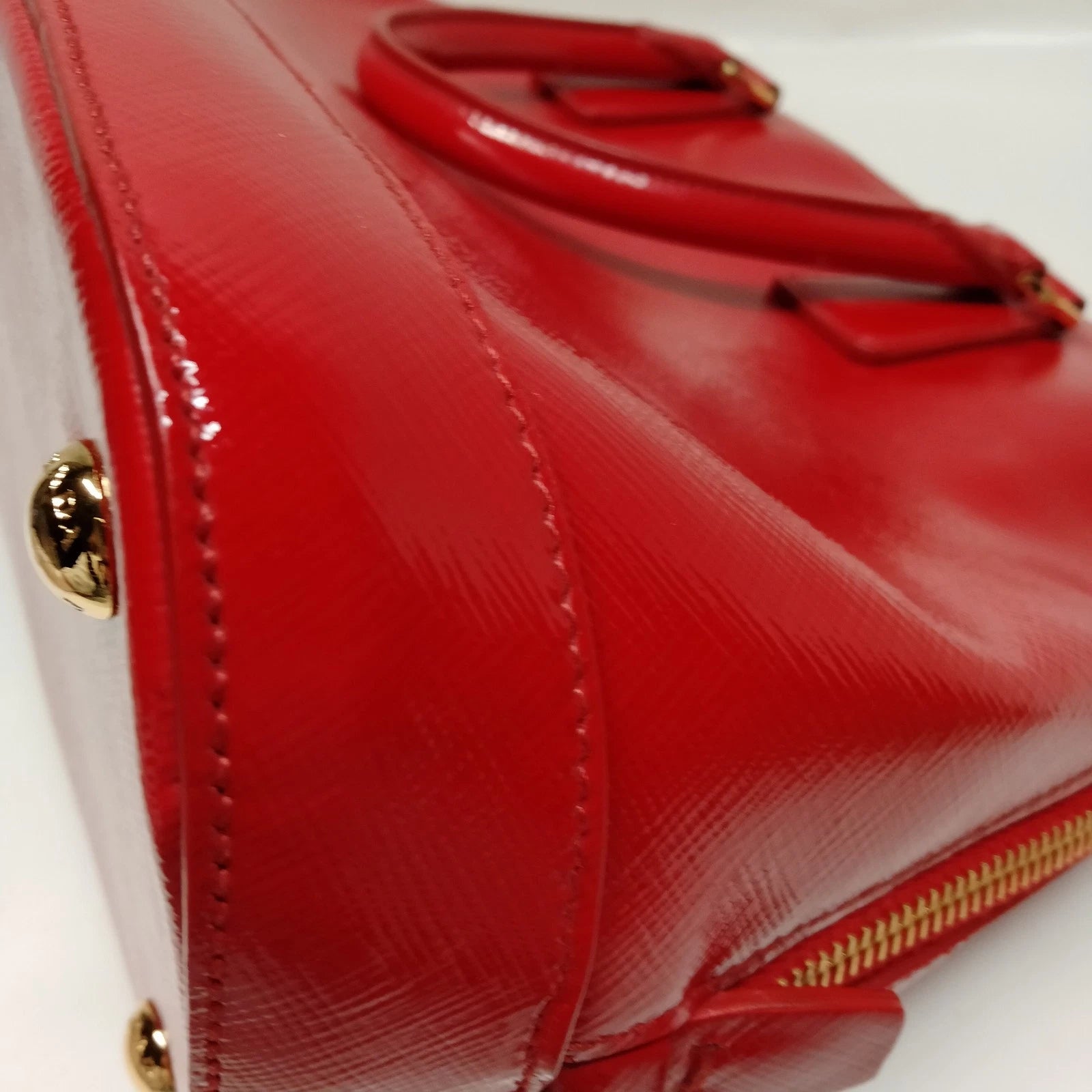 Prada Saffiano Vernice Promenade Bag