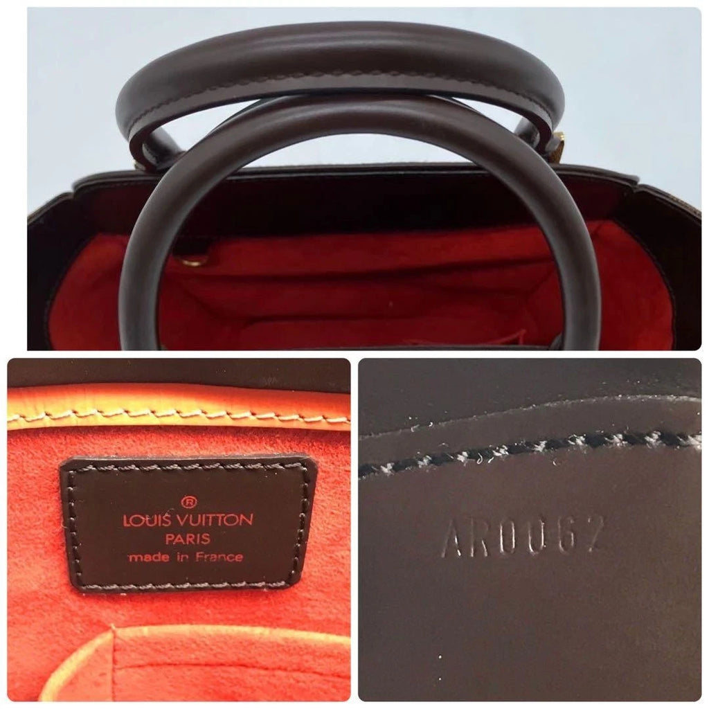 Louis Vuitton Sariasau Damier Leather Handbag