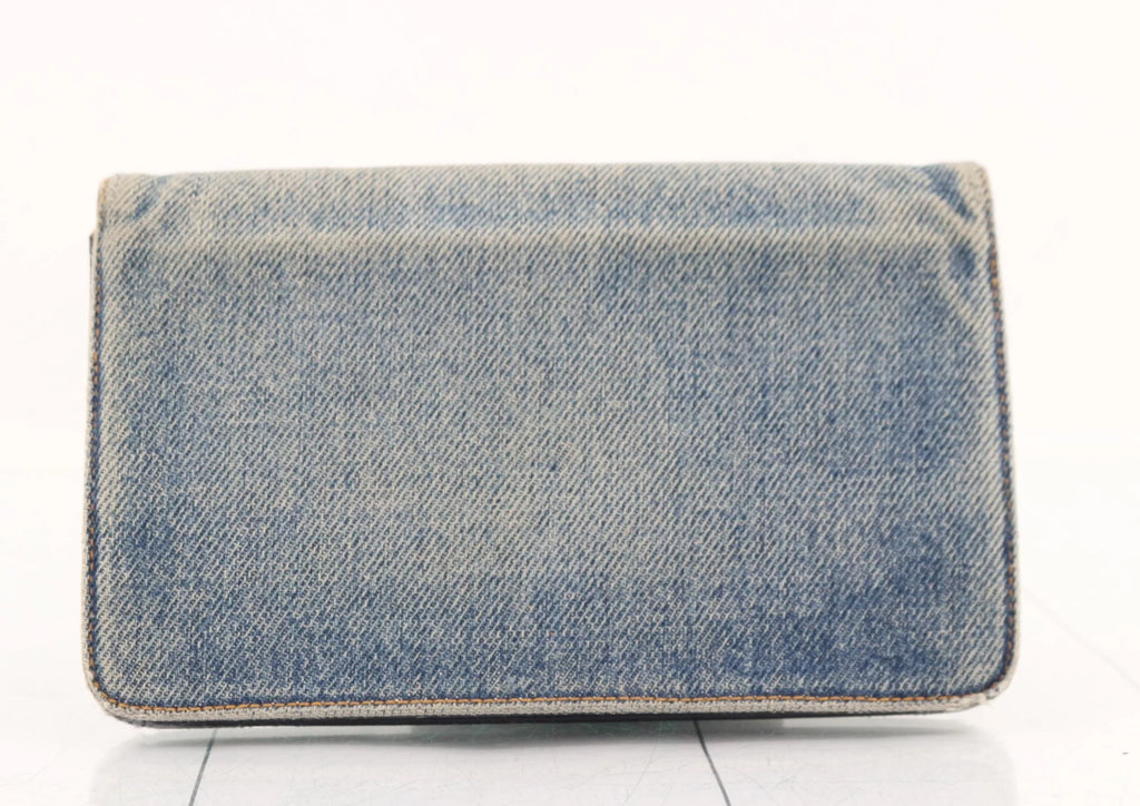 Chanel Denim Wallet on a Chain