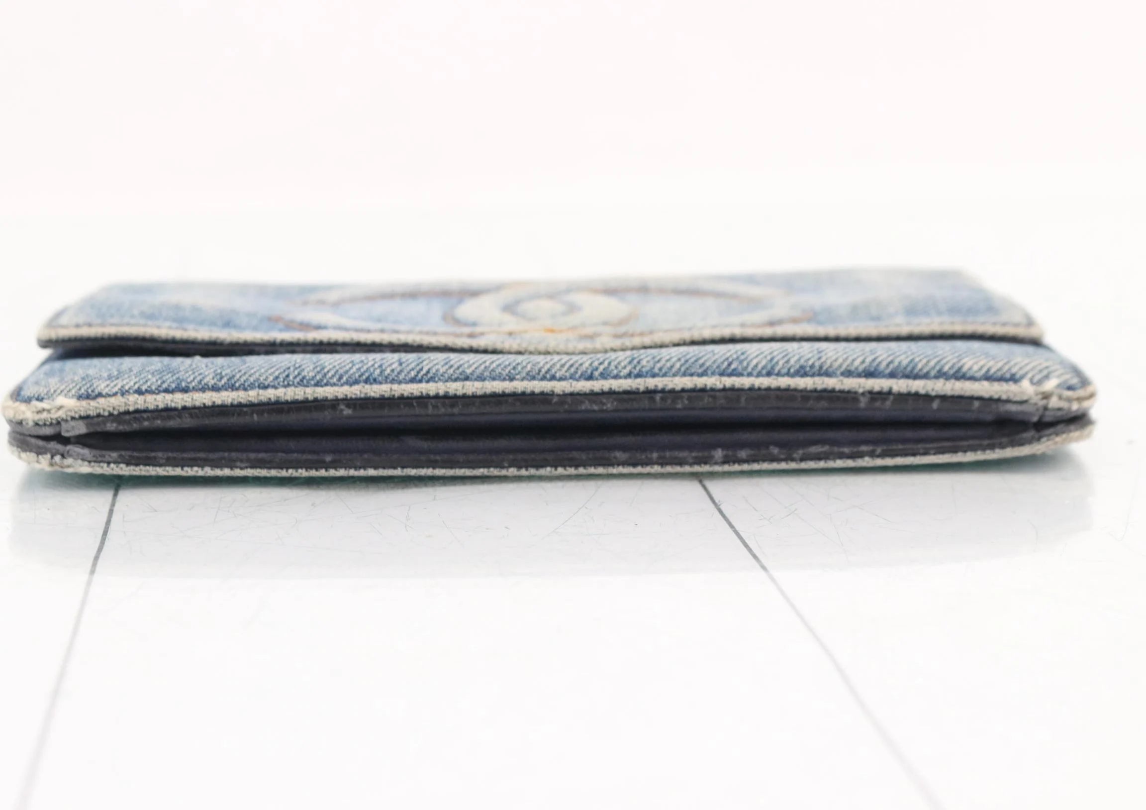 Chanel Denim Wallet on a Chain