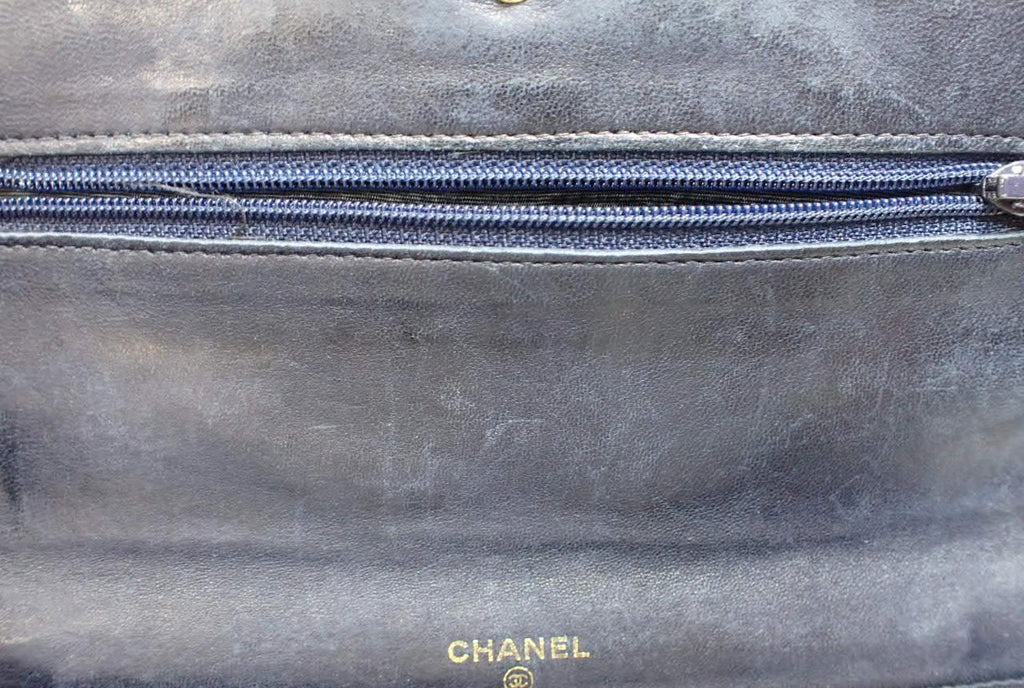 Chanel Denim Wallet on a Chain