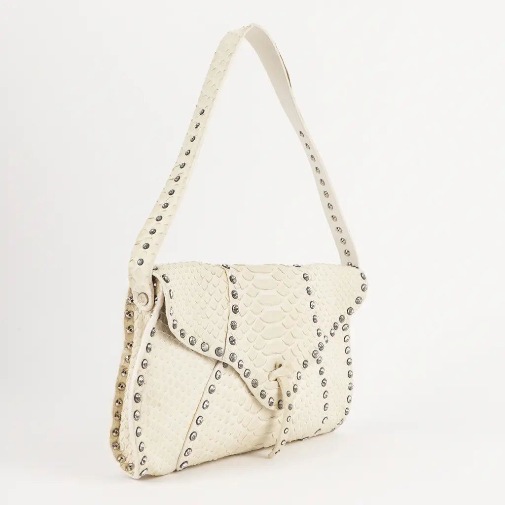 Céline Python Leather Poulbot Shoulder Bag